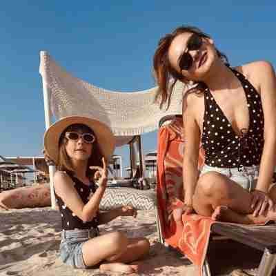 Family friendly beach bar at Arogi Beach Fanari